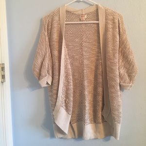 Tan cardigan